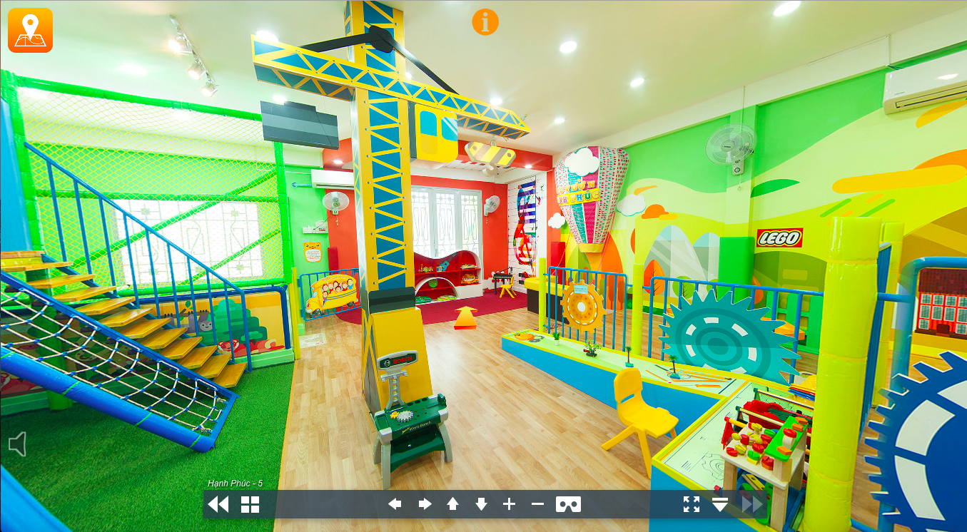 Ứng dụng công nghệ thực tế ảo virtual tour 360 cho khu vui chơi trẻ em
